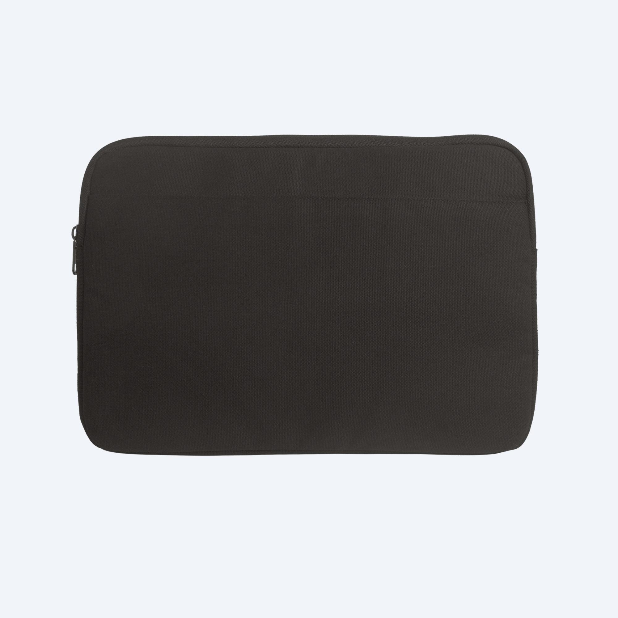 canvas laptop sleeve catalog black