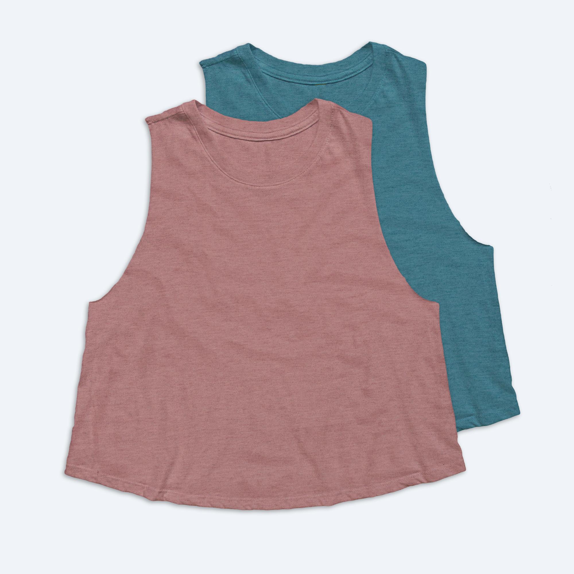 womens racerback cropped tank catalog