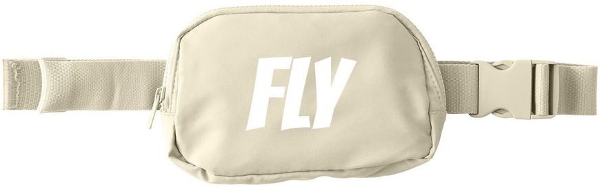 Fly Clothing Co. Matte Beige Hip Pack with White "FLY" Logo
