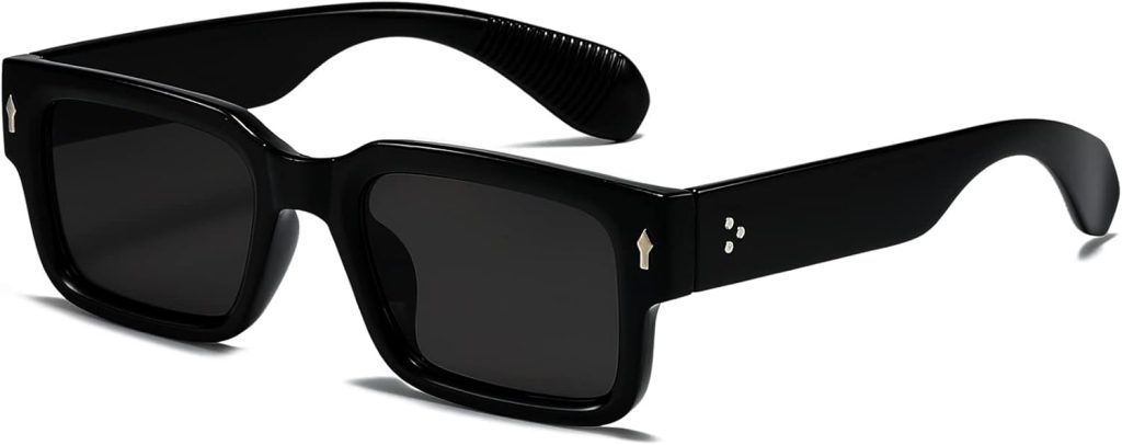 Here are the Alt Text, Caption, and Description for the Fly Clothing Co. Square Frame Sunglasses, based on the provided product image. 1. Alt Text (For SEO & Accessibility) Fly Clothing Co. black square frame sunglasses with dark lenses and silver hardware accents.
