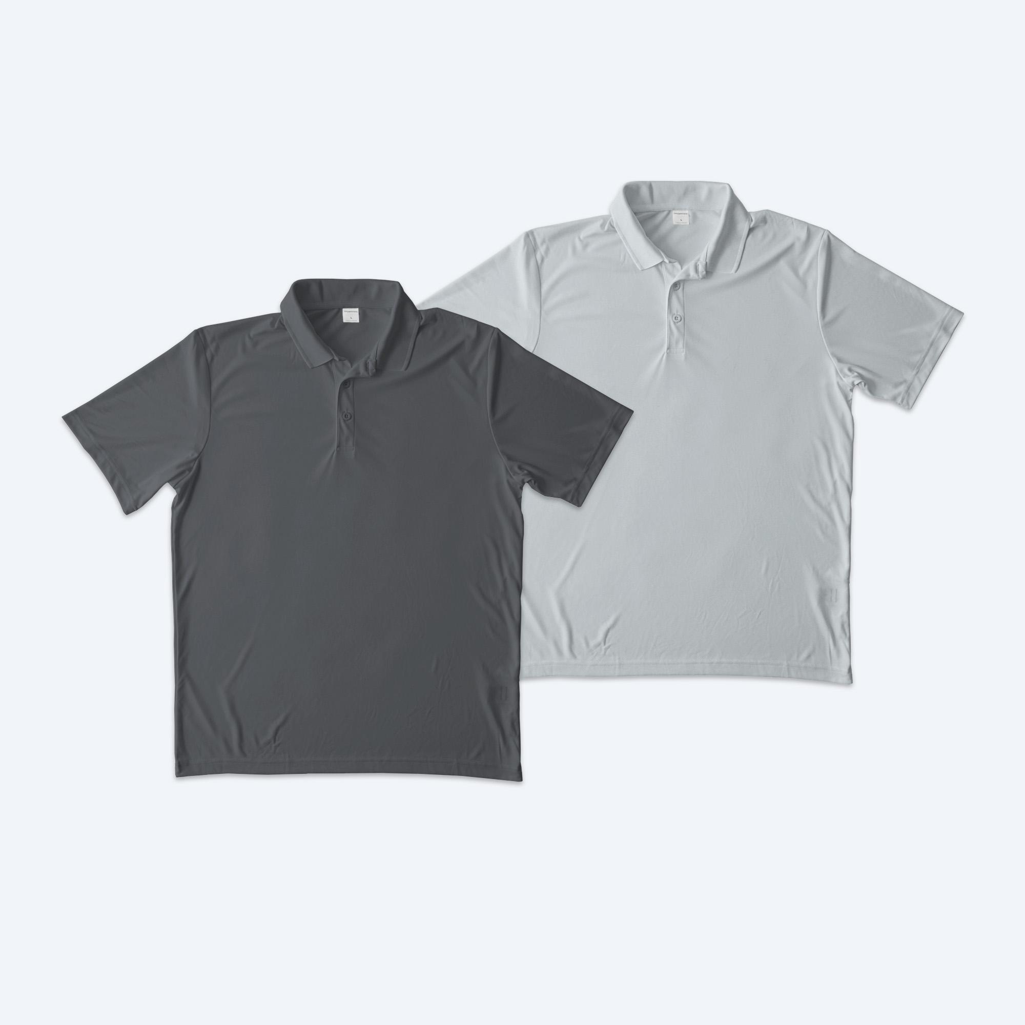 A high-performance unisex polo shirt featuring a clean three-button placket and moisture-wicking fabric, displayed in a professional athletic fit suitable for custom corporate or streetwear branding.